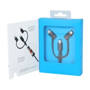 ANKER POWERLINE II USB-A TO 3 IN 1 BLK ANKER POWERLINE II USB-A TO 3 IN 1 BLK